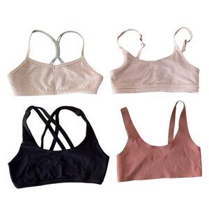 IVIVVA Bra & Sports Bra Lot of 4 - Sz 10 Girls